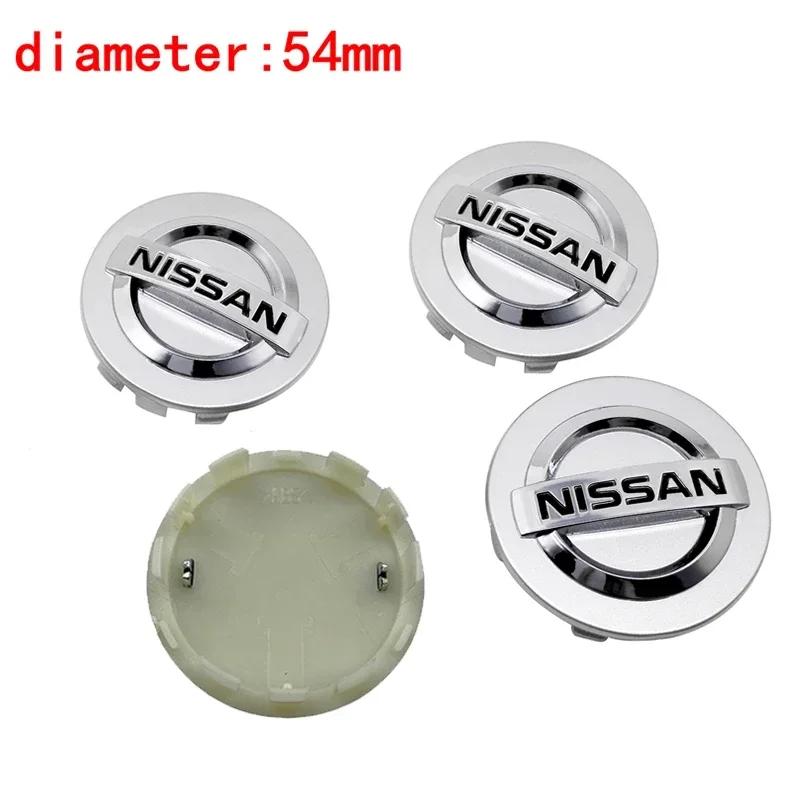 54mm 58mm 60mm Car Wheel Center Hub Caps Cover Nissan X Trail T32 Patrol Tiida Navara Nismo Note Teana Qashqai J11 J10 Juke