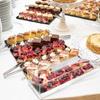 Acrylic Bakery Display Case Rectangular Cake Display Box  For Banquet Birthday Party Weddings