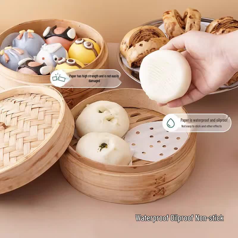 ZISIZ Non-Stick Disposable Steamer Liners