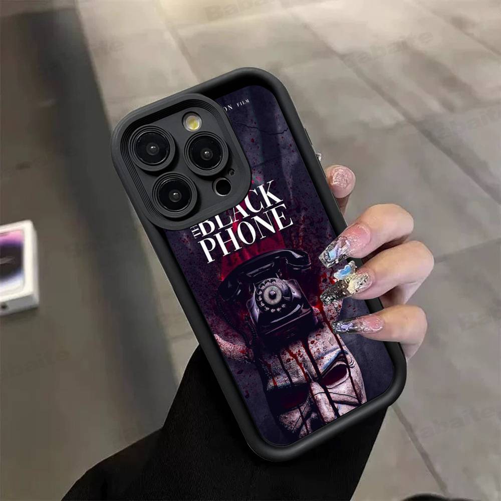 Horror Movie The B-Black P-Phone TPU Phone Cover For Iphone 17 16 15 14 13 12 11 Pro Max Plus Case Cover