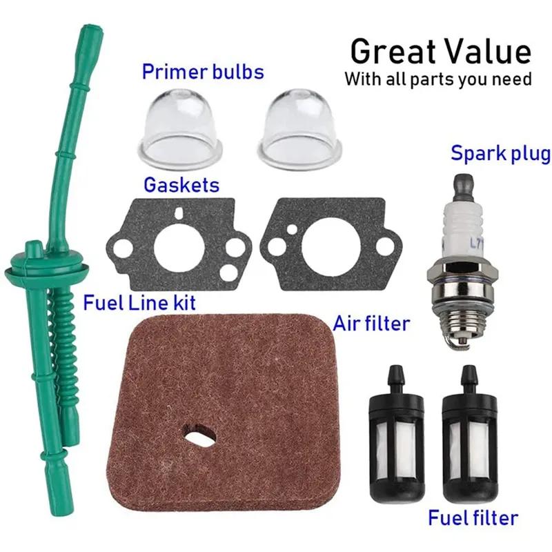 Pour STIHL FS55 FS55R FS38 FS45 FS46 KM55 HL45 FS45L FS45C FS46C FS55C FS55RC Carburateur Coupe-bordures Désherbeuse