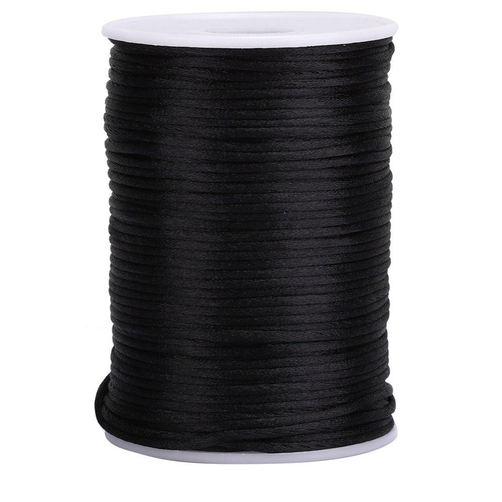 1pcs 2.5 mm Diameter Nylon Satin Cord 109 Yards Length Beading String Macrame Bracelets
