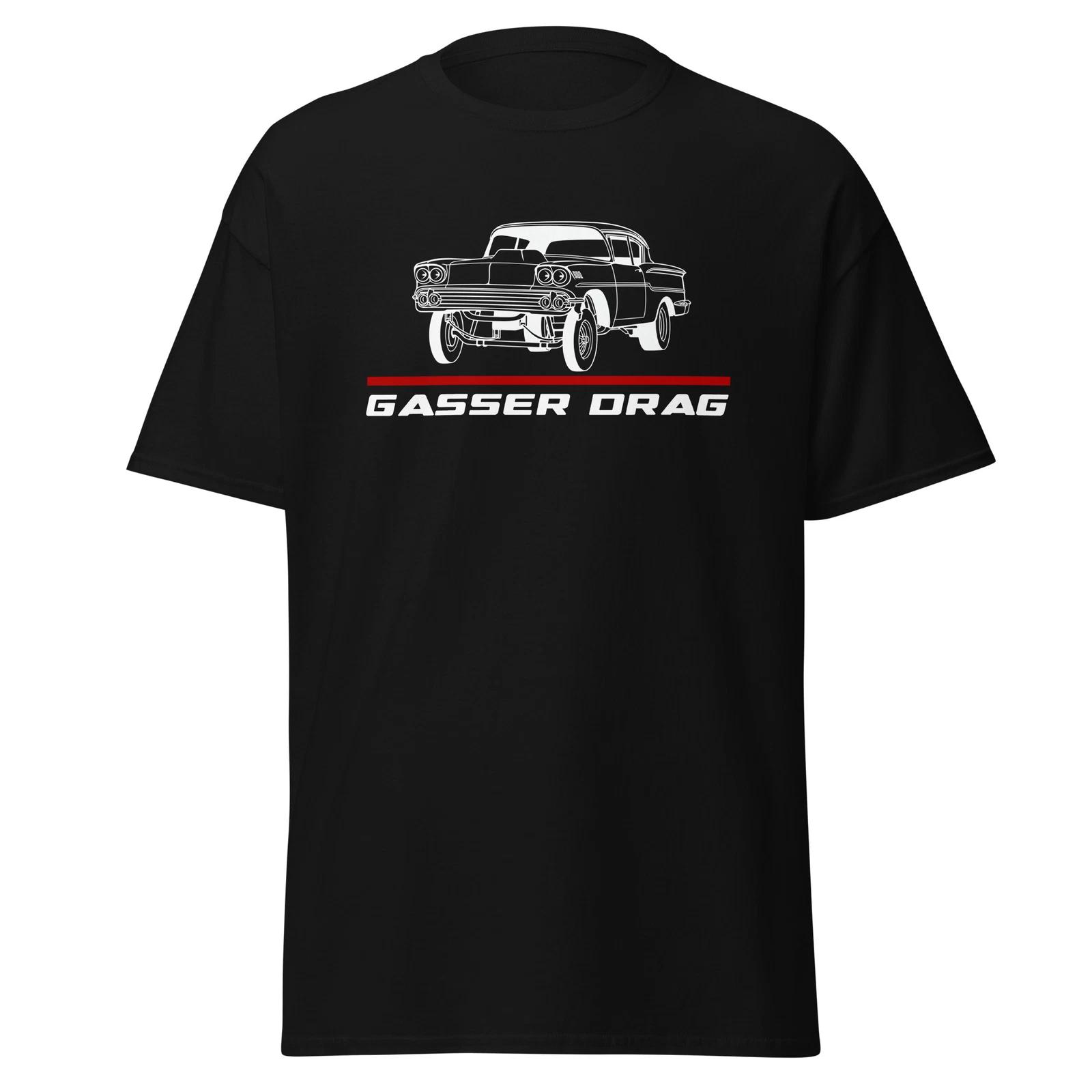 T-Shirt Chevrolet Gasser Drag Classic 1958 Car Fans Birthday Gift XL