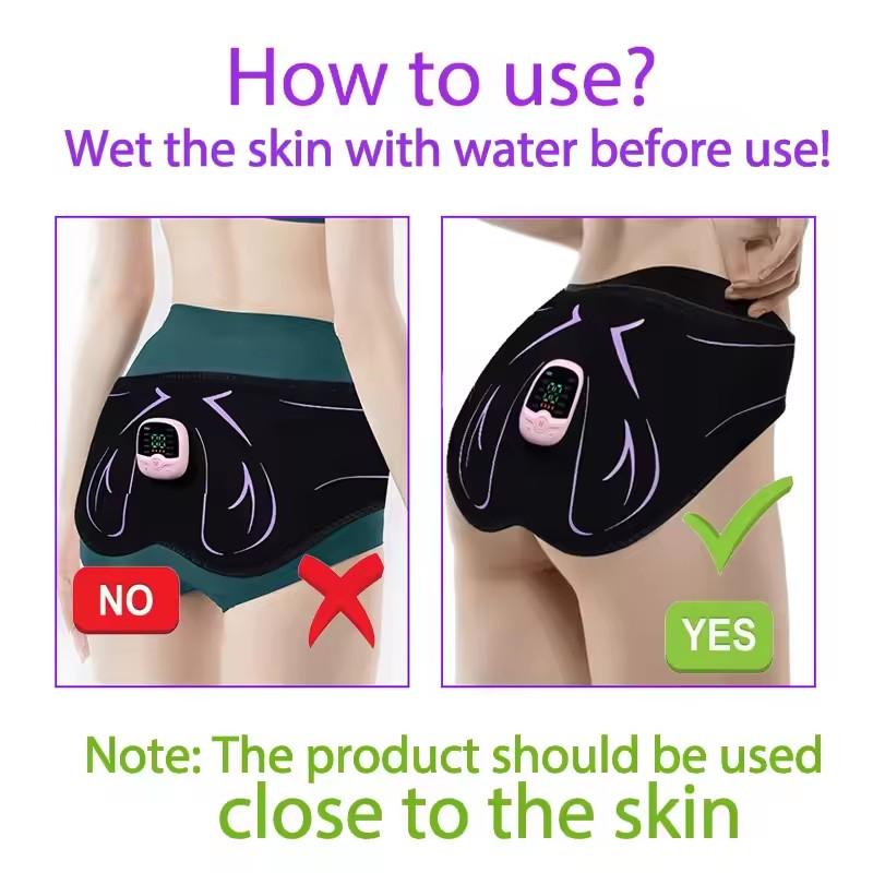 Ems Butt Muscle Stimulator Electric Hip Trainer Usb Recharge Buttocks Lifting Muscle Toner Fat Burn Weight Loss Fitness Equiment