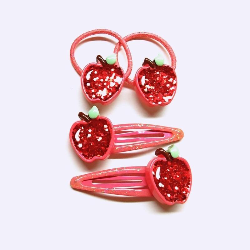 Kids Watermelon Sequined Hairpin for Halloween Birthday Photo Props Fun Headwear Cosplay Hair Accessories