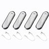 4Pcs Car Door Lights LED Welcome Light Magnetic Control USB Charging Auto Open Door Anti-collision Emergency Signal Flash lamp