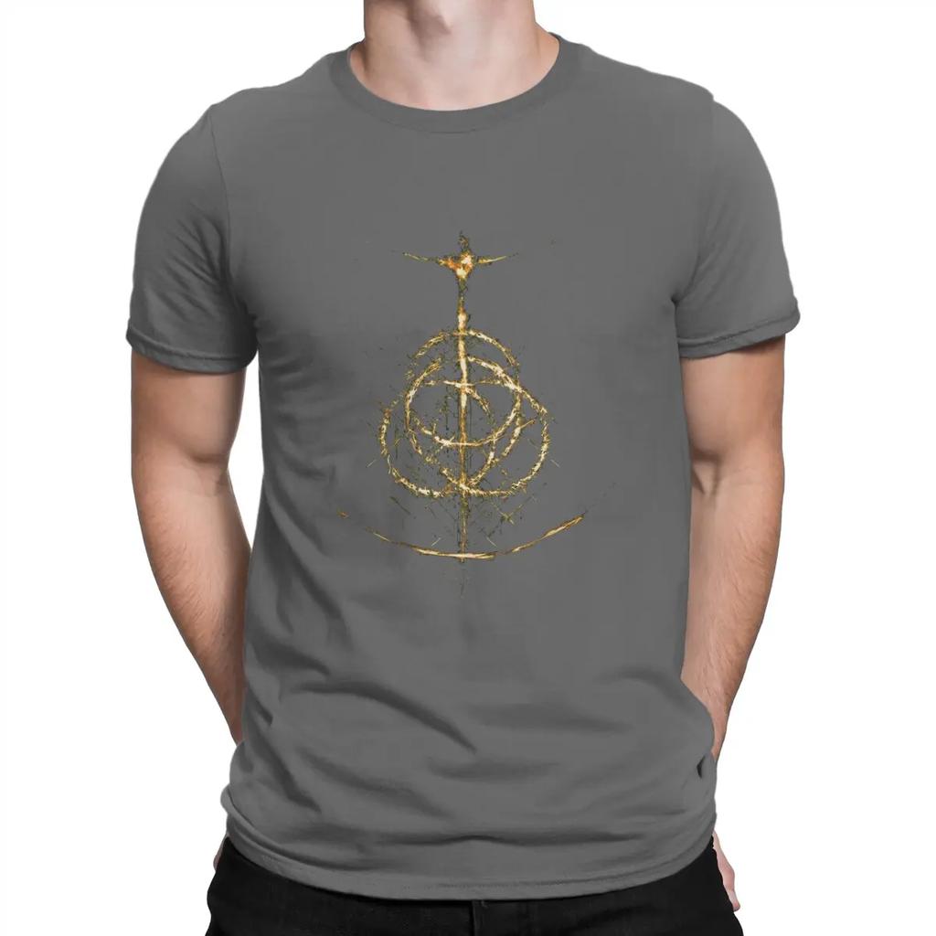 T-shirt Anello Uomo DARK SOULS Fantastici Cotone Magliette Girocollo Manica Corta T-shirt Idea Regalo Top