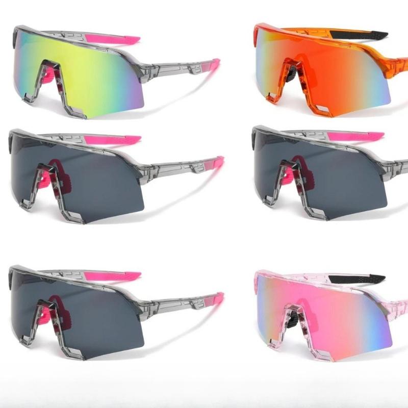 6PCS Cycling Sunglasses Men's Sports Casual Women's Outdoor Anti-glare UV400 Cycling Glasses