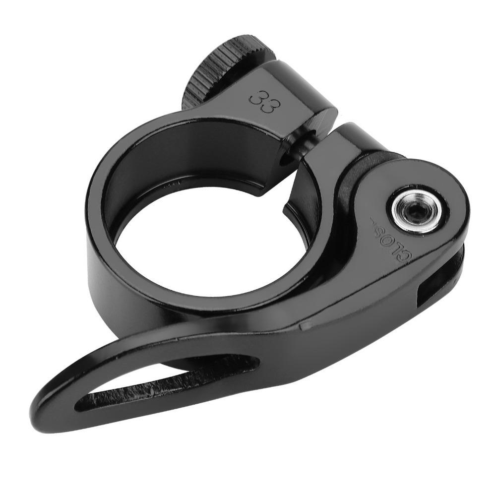 

Fits 25.4mm Seatposts Quick Release Clamp Seatpost Clamp for Road Bike,Mountain Bike чёрный