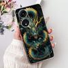 For Oppo Reno8 T Phone Case Reno 8T 5G 4G CPH2481 CPH2505 Elegant Floral Cat Soft Silicone Transparent TPU Lightweight Cases