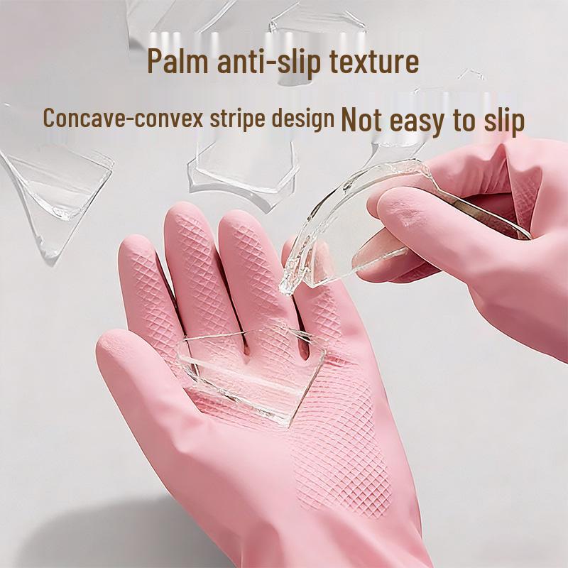 Nitrile Wear-Resistant Gloves: Food Grade, Thickened for Kitchen and Household Cleaning, Flash Sale