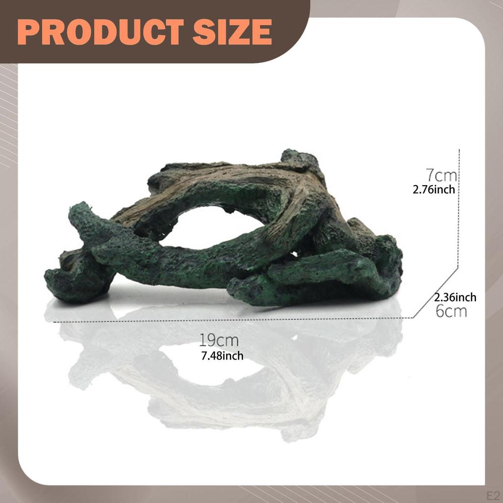 Fish Tank Habitat,Turtle Basking Cave,Landscaping Decor Aquarium Decoration for Turtles