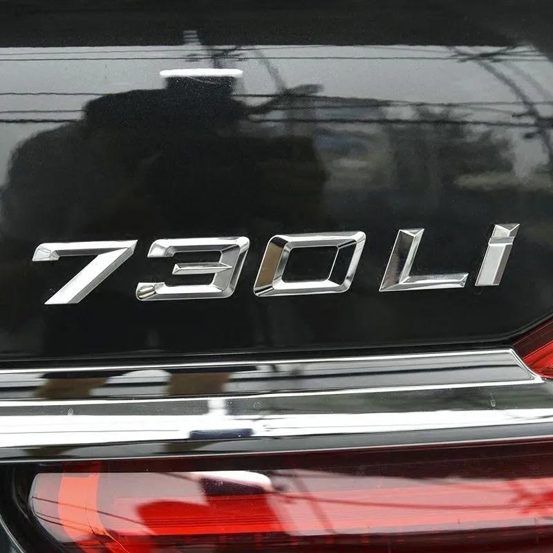 AAAOL1 BMW New 7 Series Digital Metal Badge 745Li 730 740 750 7