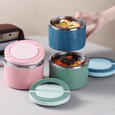 Stainless Steels Insulated Lunch Box,1000ml Wide Mouth Food Container Thermoses Vacuum Insulated Food Soup Jar For Kid Adults