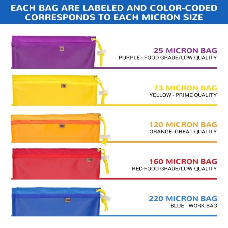 Mehrzweck 5-Gallonen-Filterbeutel Hydroponische Filtergewebebeutel Upgrades für Brau-, Koch- und Flüssigkeitstrennungsaufgaben