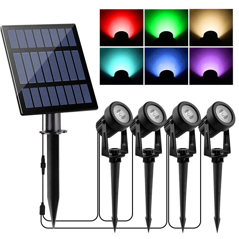 Black Scorpion Solar Ground Spotlights Set