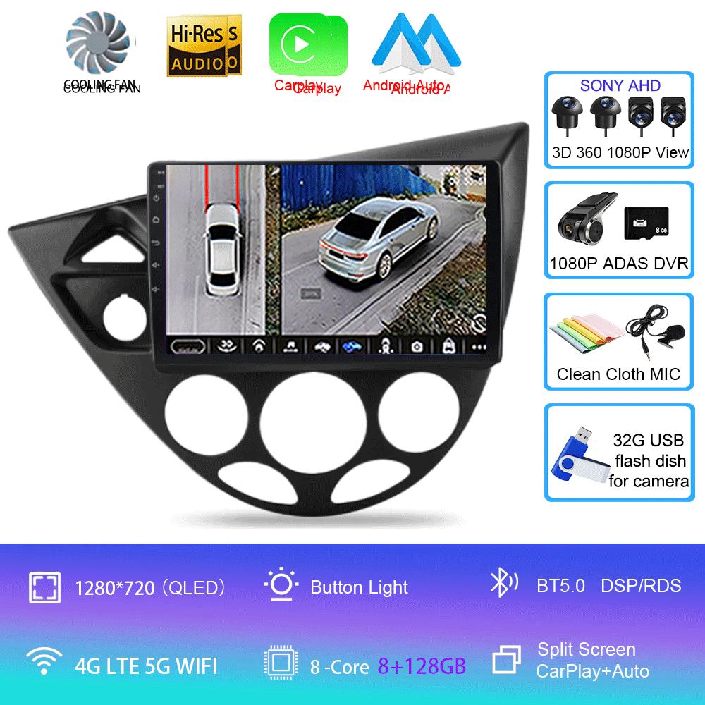 9“ Android 13 For Ford Fiesta 1995-2001 Focus MK1 1998-2004 7 Inch Multimedia Car Radio Stereo Carplay Autoradio Head Unit Auto