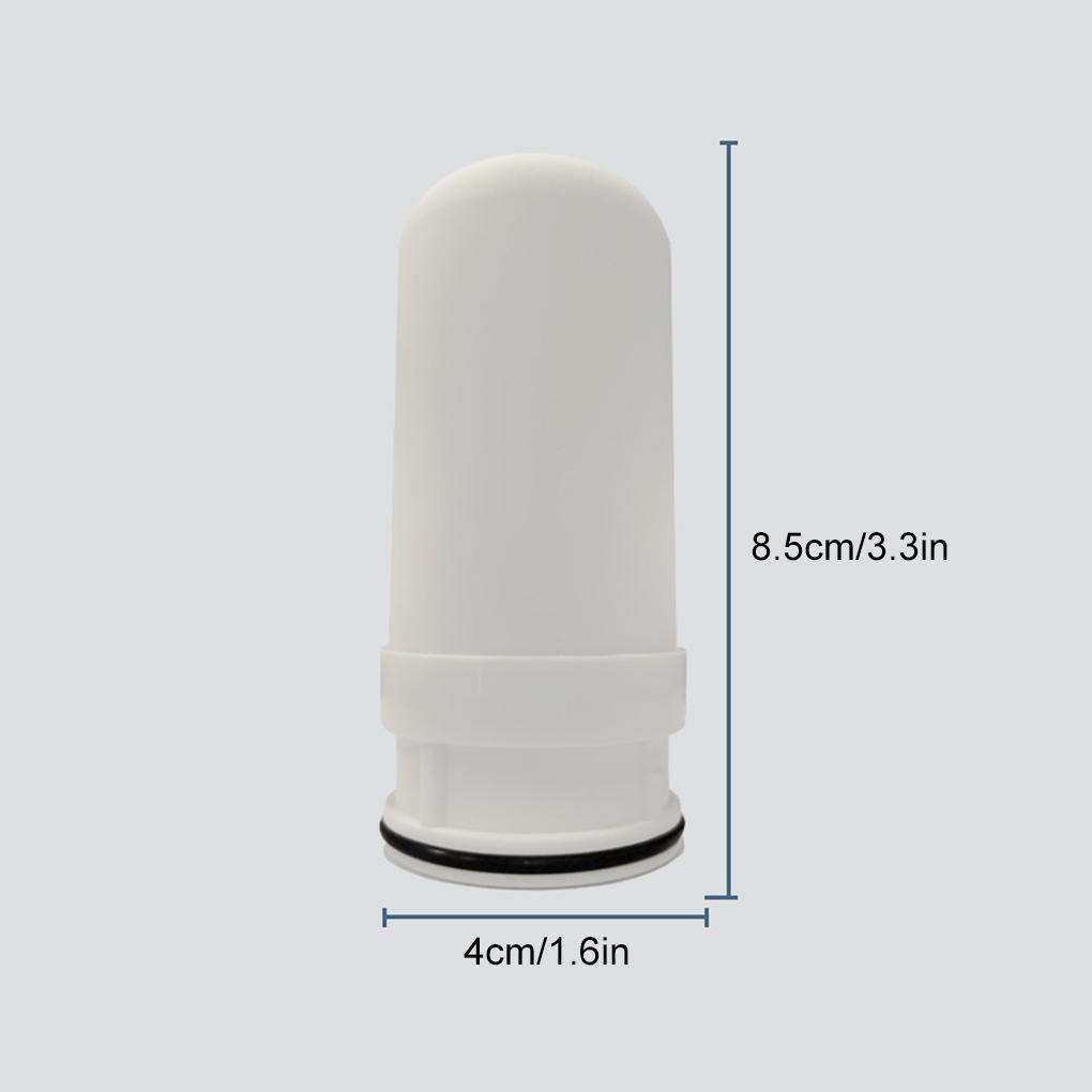 4 Pcs Replacement Ceramic Faucet Tap Water Filter Purfier Cartridge Durable Gift for Home Kitchen Housheold Easy To Use Filter