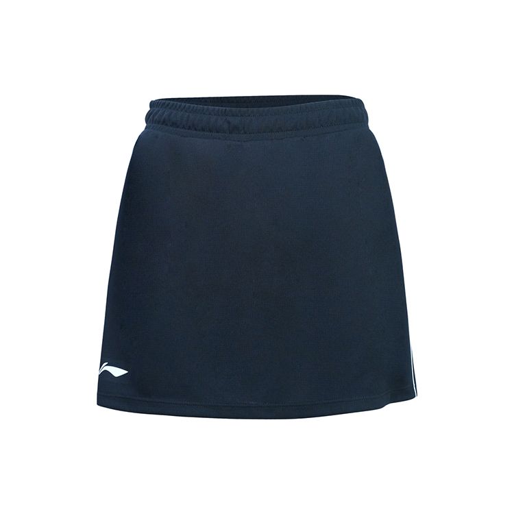 Li Ning Badminton Series Quick-Dry Breathable Competition Split Suit Women Sportswear White AATR004-1