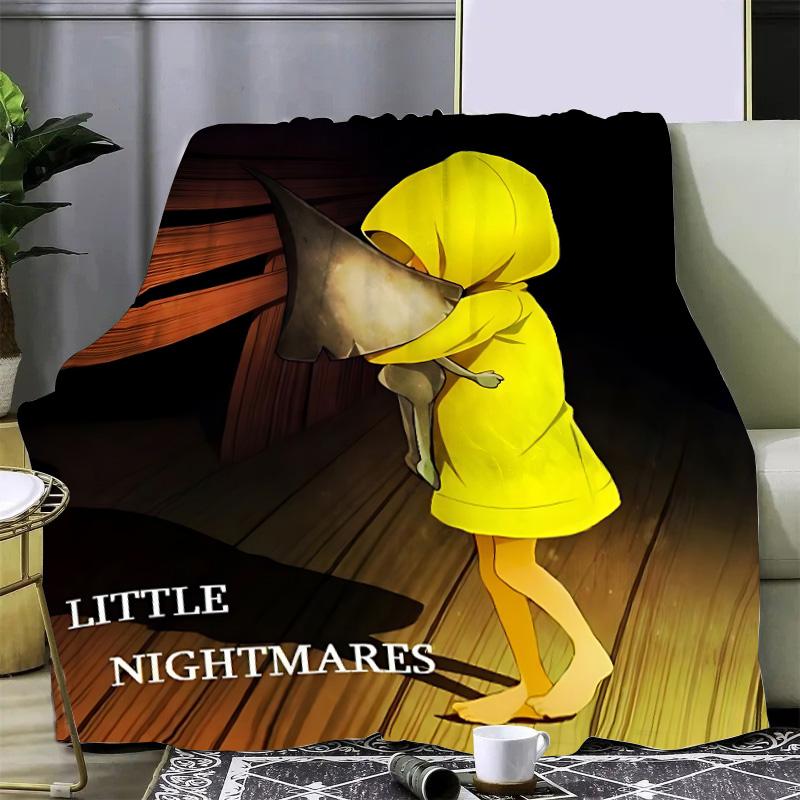 Horror Game Little Nightmares Printed Blanket Picnic Blankets Warm Blanket Soft Comfortable Blanket Home Travel Birthday Gift