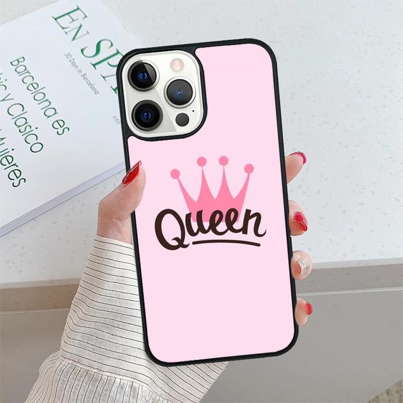 

Королевская принцесса корона Чехол для телефона для iPhone 17 Air 15 16 16e 14 13 Pro Max Coque 12 11 Pro Max Для Apple PLUS fundas iPhone 11pro max