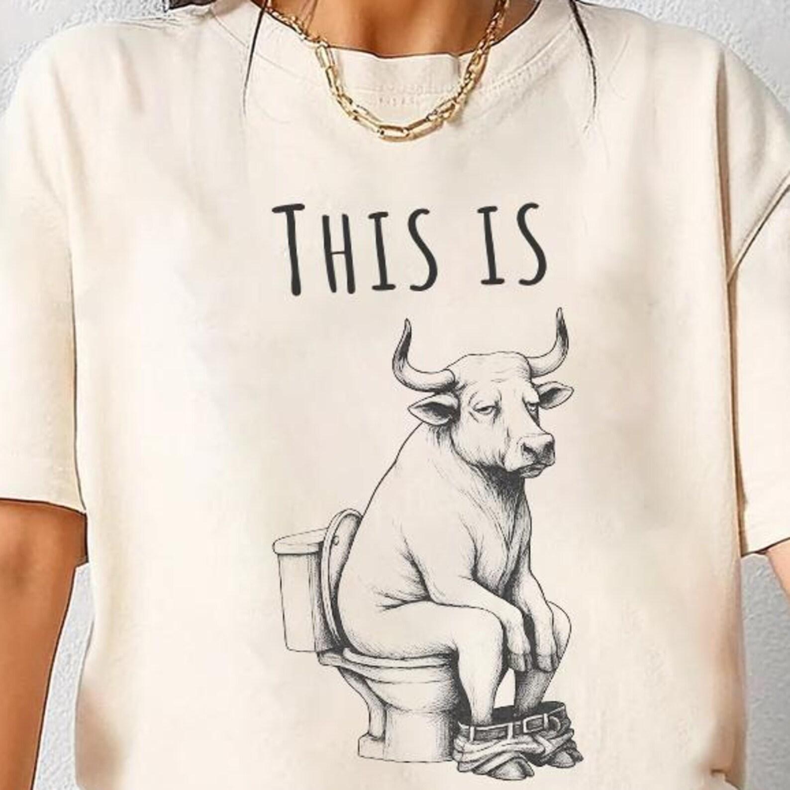 Comfort Colors This Is Bull Shit Shirt - Sassy Quote T-shirt L