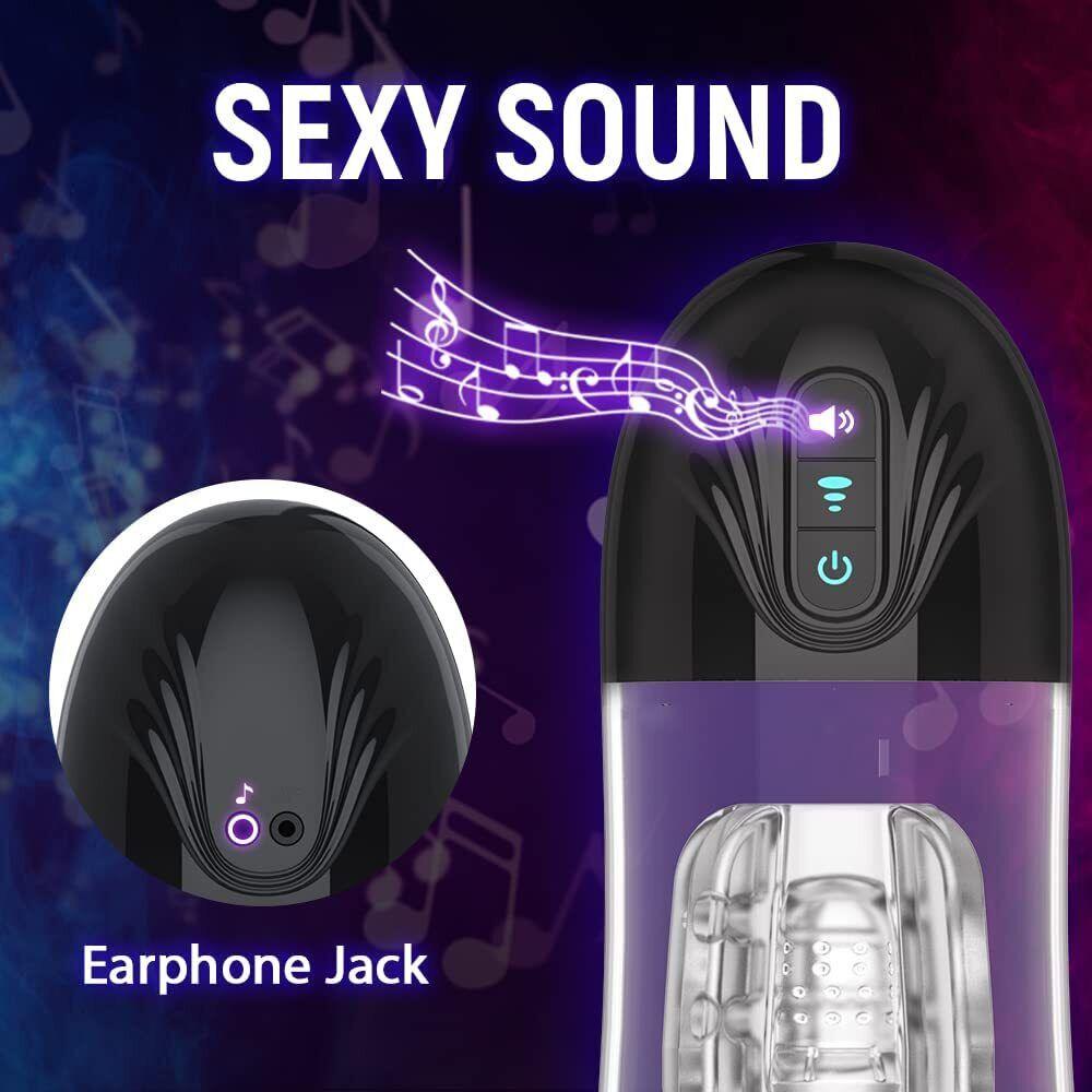 Male Masturbation Automatic Vibration Sucking Machine for Men TPE Simulation Vagina Masturbator Adult Supplies Sex Shop