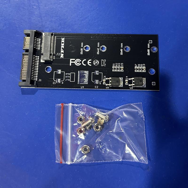 Rozšiřující karta adaptéru B+M Sata M.2 Ngff Ssd To Sata 3 Raiser M.2 To Sata