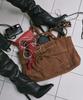Jedrefeb5 Suede Butterfly Flap Bag Brown