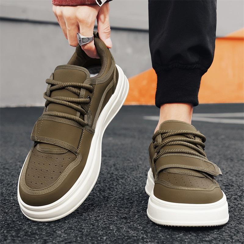 Hot New White casual men's sports shoes Classic minimalist style Outdoor leisure street walking Daily comfortable shoes young