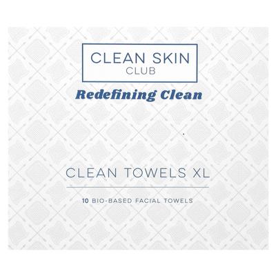 Clean Towards XL, 10 Bio-based Facial Towels