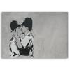 Canvas Print, Kissing Policemen Mural Banksy