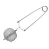 4pcs Rustproof Teas Filter Ball Stainless Steels Easy to Open Close Clip Kitchen Teas Mesh Infuser Strainer with Handle