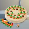 Mushroom Carrot Memory Chess Wooden Educational Board Game For Kids And Family