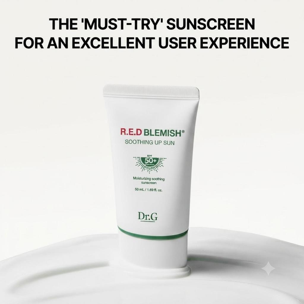 Dr.G Red Blemish Soothing Up Sun SPF50+ PA++++ 35ml X2 Set