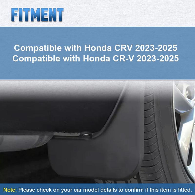 Car Mud Flaps Splash Guards Mud Flaps Splash Guards Mud Flap Kit Front Rear Fenders for Honda CRV CR-V -2025