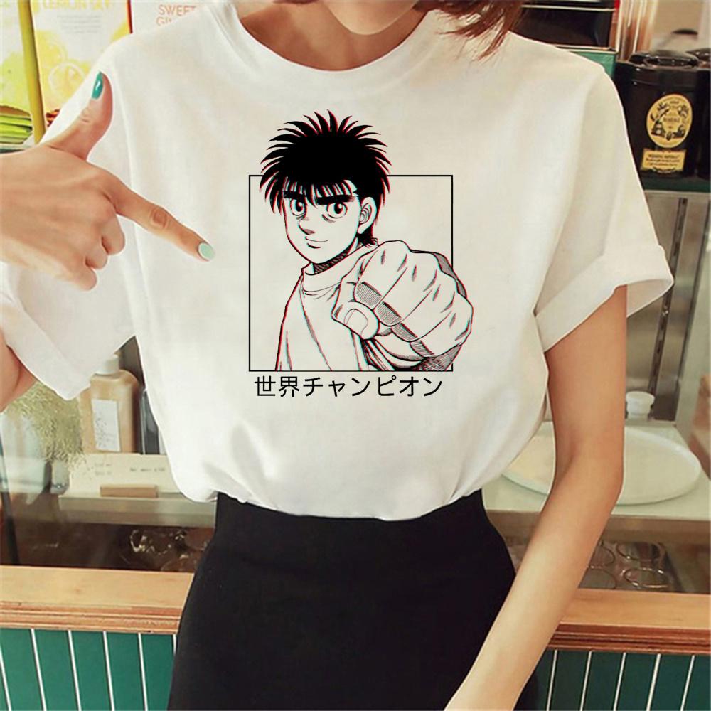 Hajime No Ippo top women designer summer t-shirts female y2k clothes