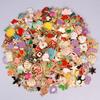 30/60/100pcs Random Mix Enamel/Drip Oil Charms For Jewelry Making Bulk Trinkets Charm Flower Heart Animal Bag Charm DIY Pendant