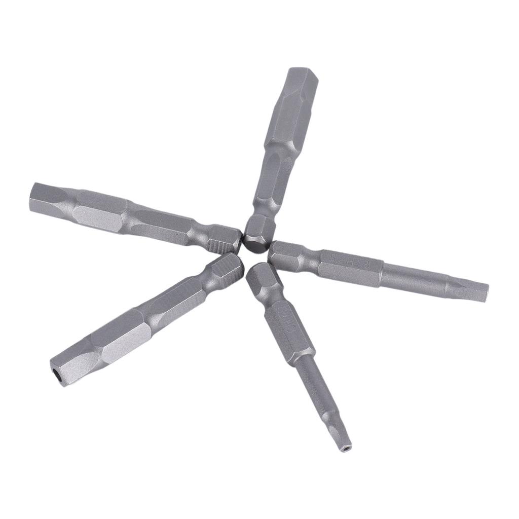 5 Pcs Magnetic Pentagonal Bits Magnetic Wrench Drill Bit Set Durable Head Screwdriver Bit for