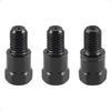 Evermotor 10mm Motorcycle Mirror Conversion Adapter 2 x Positive Screws 1 x Reverse Screw Adapter (3 Pieces) Black