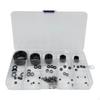 80 Pieces Fishing Rod Repair Kit Ceramic Guides Rings 14 Sizes Eyelet Accessories,Replacement