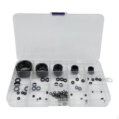 80 Pieces Fishing Rod Repair Kit Ceramic Guides Rings 14 Sizes Eyelet Accessories,Replacement