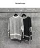 TIME BREATHE Women's Autumn Sesame Patchwork Sweater – Soft, Fluffy French Knit with Round Neck