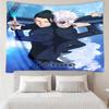 Custom Name Jujutsu Kaisen Print Tapestry, Backdrop, Easy Setup, Ideal for Bedroom, Office & Living Room, with Aesthetic Wall Hanging Decor.