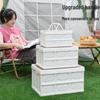 Customizable Outdoor Camping Trunk Organizer - Folding Storage Box
