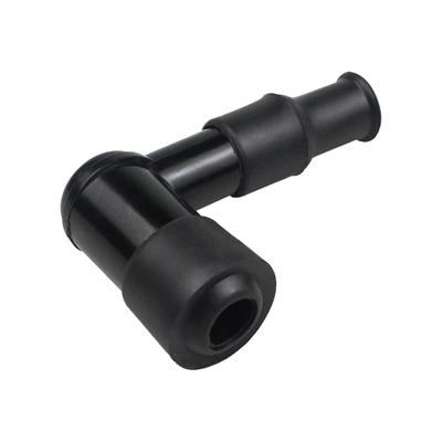 Black Motorcycle Spark Plug Cap, Motorcycle Ignition Spark Plug Cap - Black Elbow Flushing