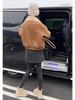 Women's 2024 Winter Lamb Wool Lapel Fur Coat