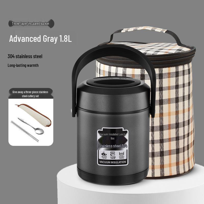 Thermos Isolato Sottovuoto in Acciaio Inossidabile 304 per Studenti e Professionisti (Due/Tre Strati, Portatile)