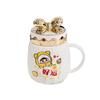 Ceramic Cup Cute Water Cup with Lid Gift Set Mug Creative Personality Cup Souvenir High Appearance