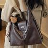 High-value Retro Bag Large-capacity Bag Women's New Autumn Commuting Double Shoulder Back Bag Single Shoulder Tote Bag Women